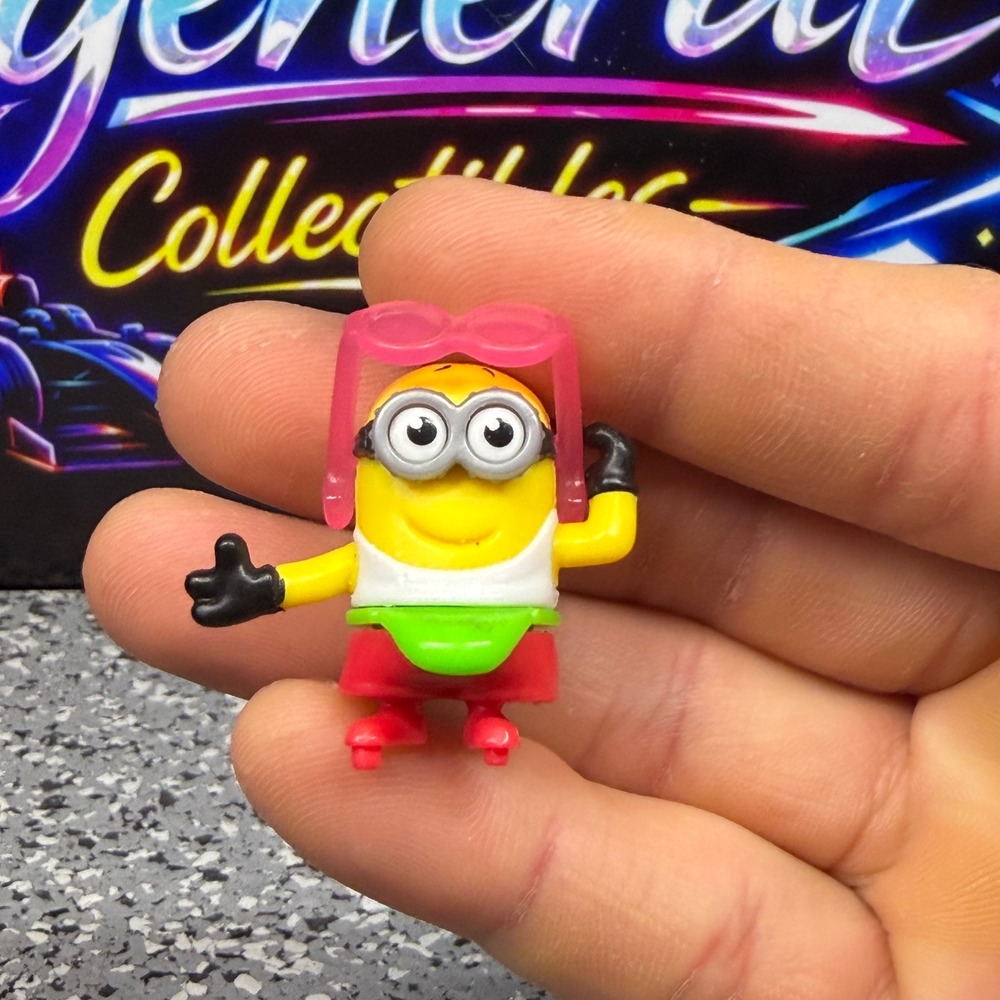Illumination Despicable Me Minion Dave Figure Summer Fanny Pack Sunglasses Toy